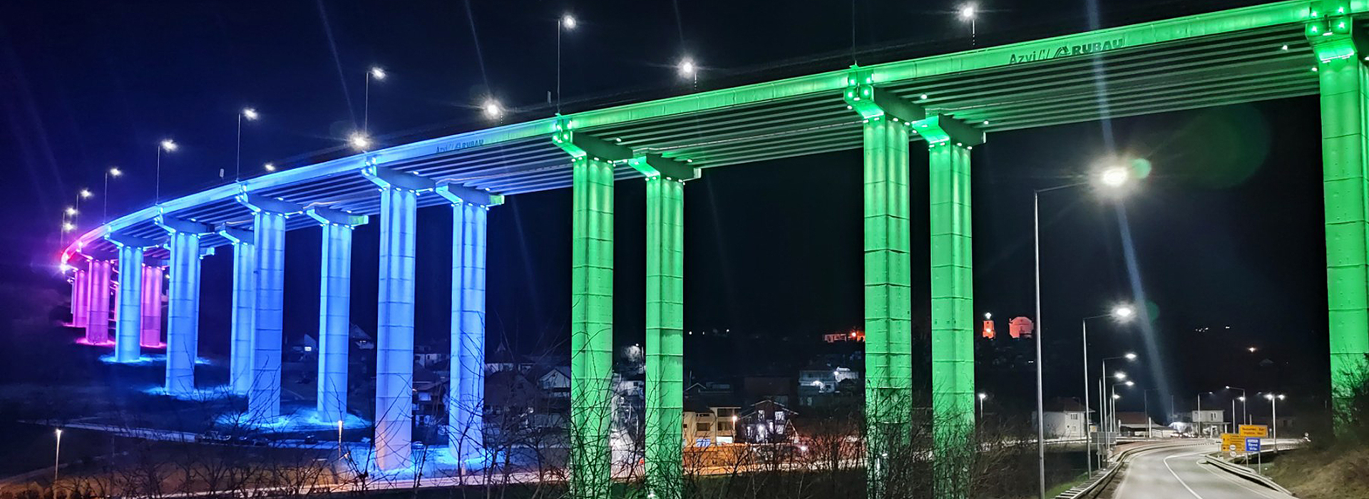 PE "ROADS OF SERBIA" ILLUMINATED THE BRIGDES AND SUPPORTED THE ACTION OF THE NATIONAL ORGANIZATION FOR RARE DISEASES OF SERBIA - NORBS 
