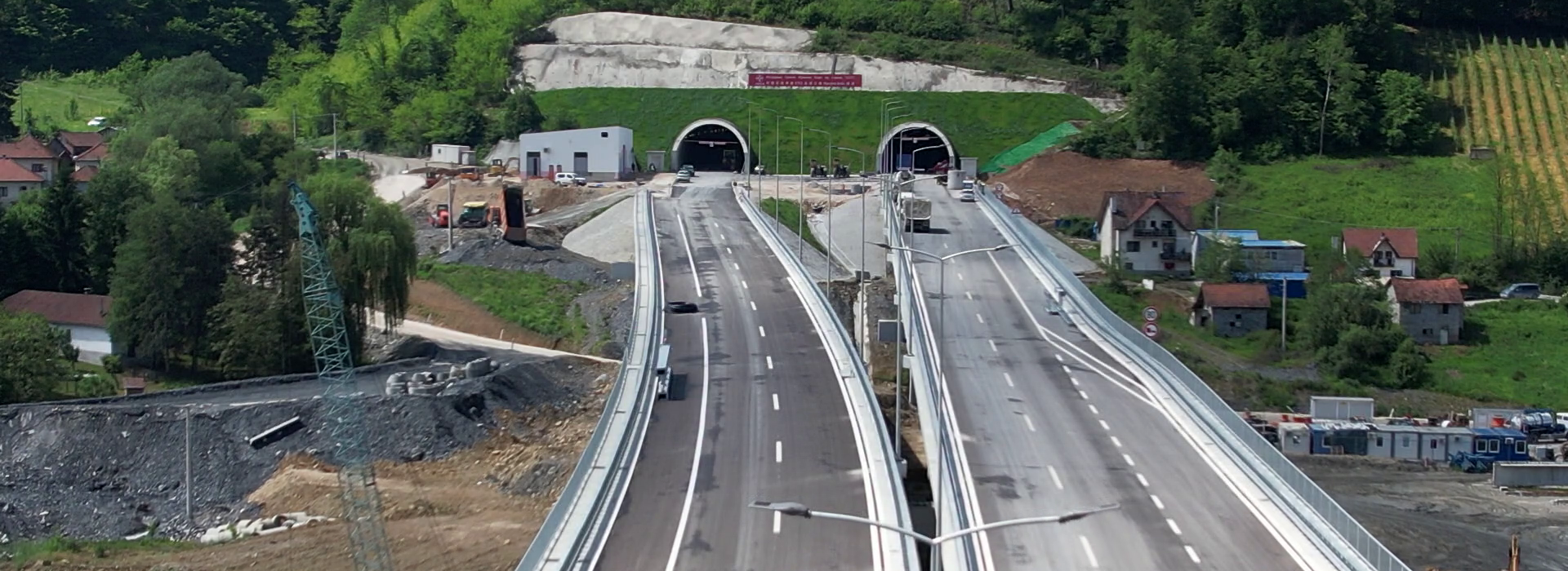 NOVI SNIMCI IZGRADNjE AUTOPUTA E-763, DEONICE PAKOVRAĆE - POŽEGA