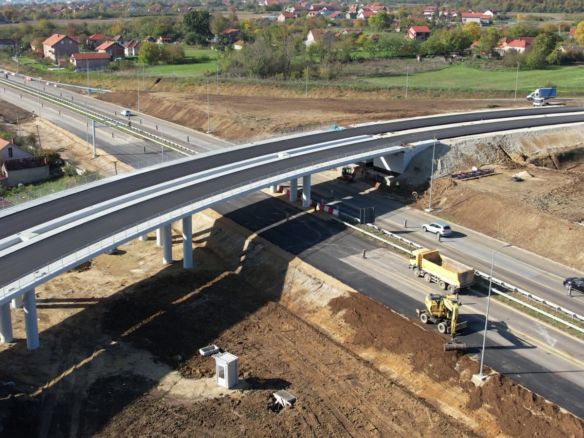 04.11.25. НОВИ СНИМЦИ ИЗГРАДЊЕ СЕВЕРНЕ ОБИЛАЗНИЦЕ ОКО КРАГУЈЕВЦА