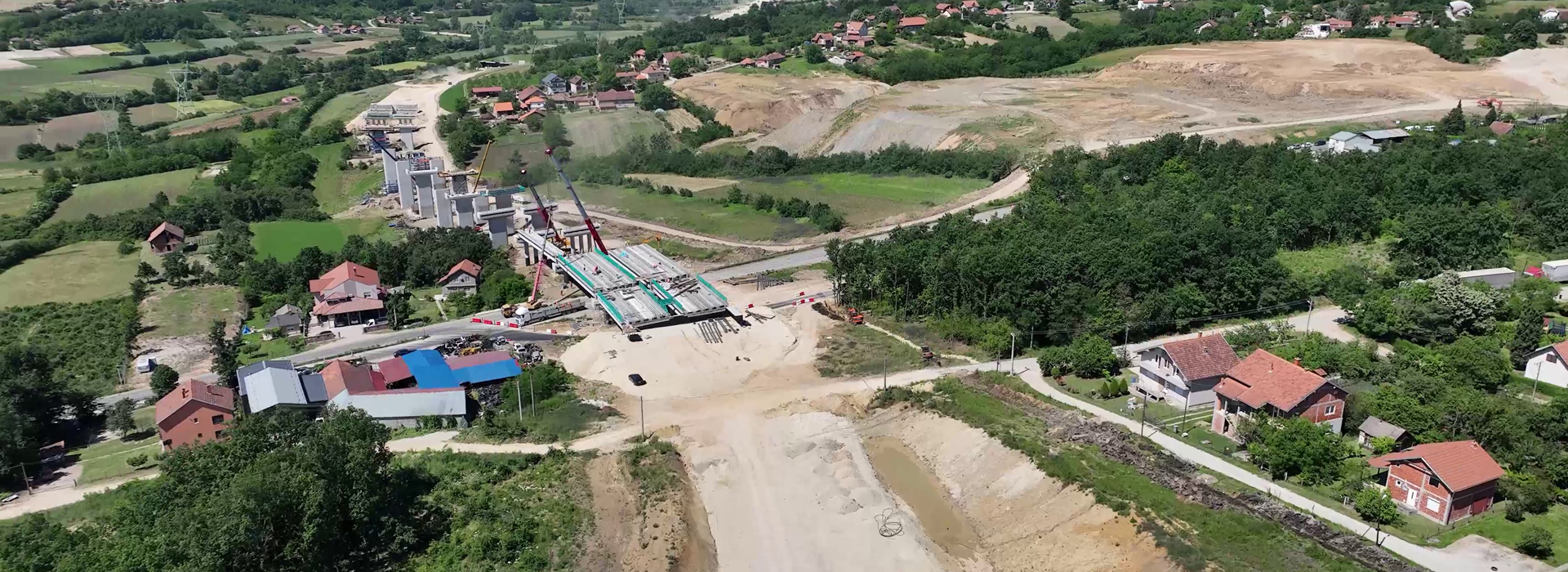 NEW VIDEO OF THE WORK ON THE CONSTRUCTION OF THE NORTHERN BYPASS AROUND KRAGUJEVCA 
