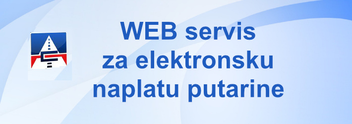 WEB servis za elektronsku naplatu putarine